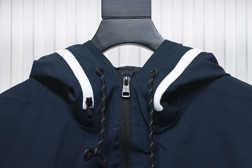 Moncler zip-up hooded jacket