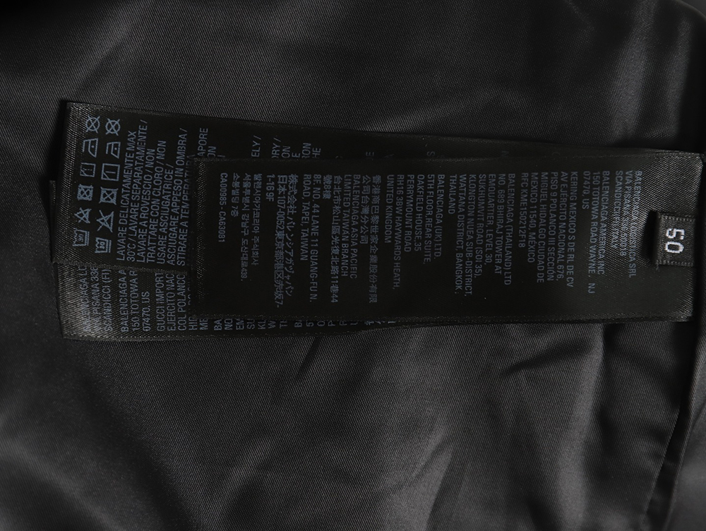 Ba*len*cia*ga classic cola thin cotton hooded jacket