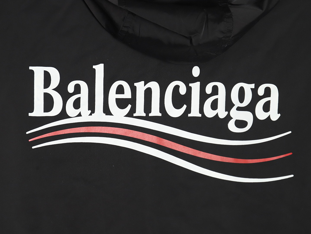 Ba*len*cia*ga classic cola thin cotton hooded jacket