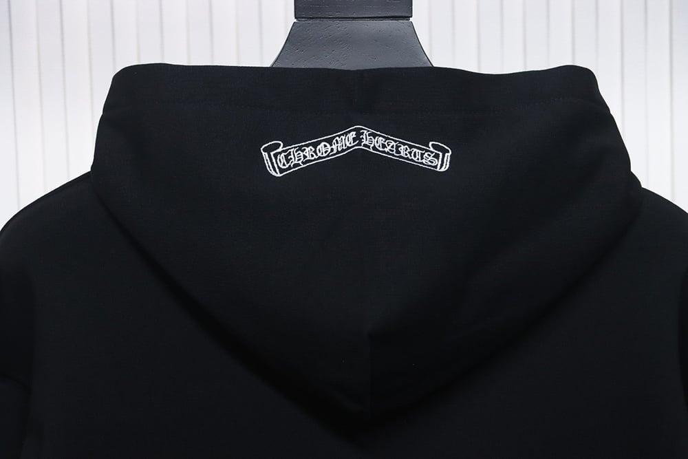 Ch**me He**ts classic print hoodie