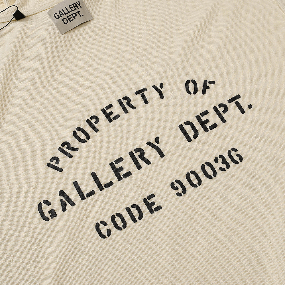 Gallery Dept Lettering Hooded Sweatshirt