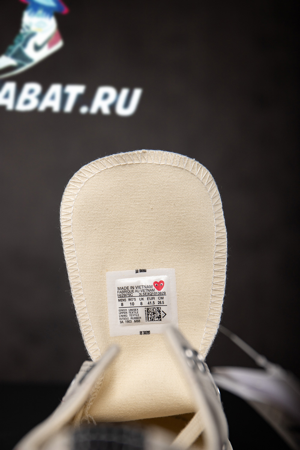 Converse Chuck Taylor All Star 70 Ox Comme Des Garcons PLAY Multi-Heart White