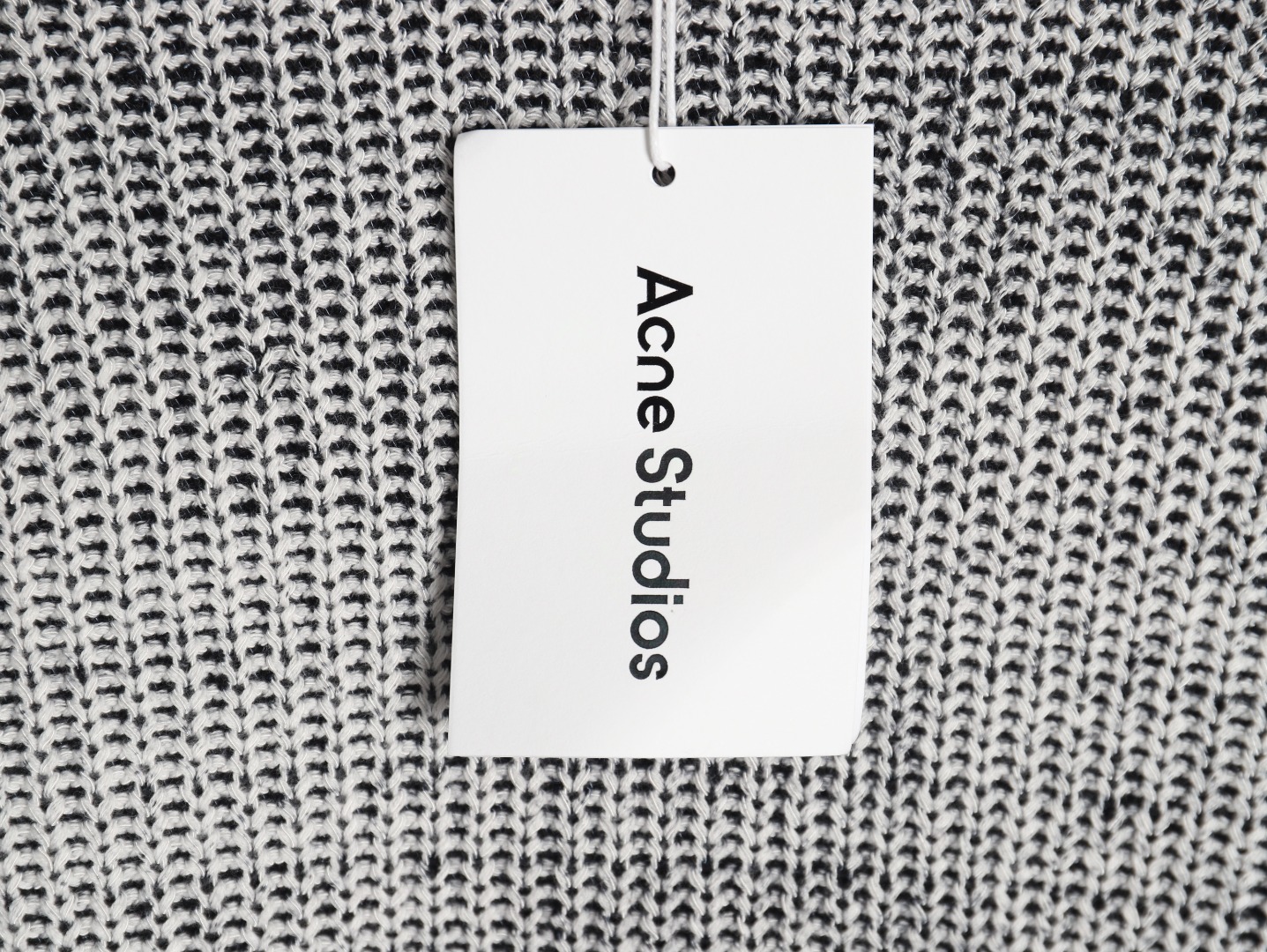 Acne distressed tie-dye crewneck sweater