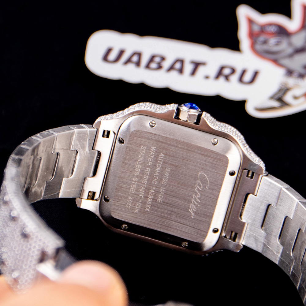 ca*t*er santos 100 xl 2656 gold and steel full custom Di*m*nd men