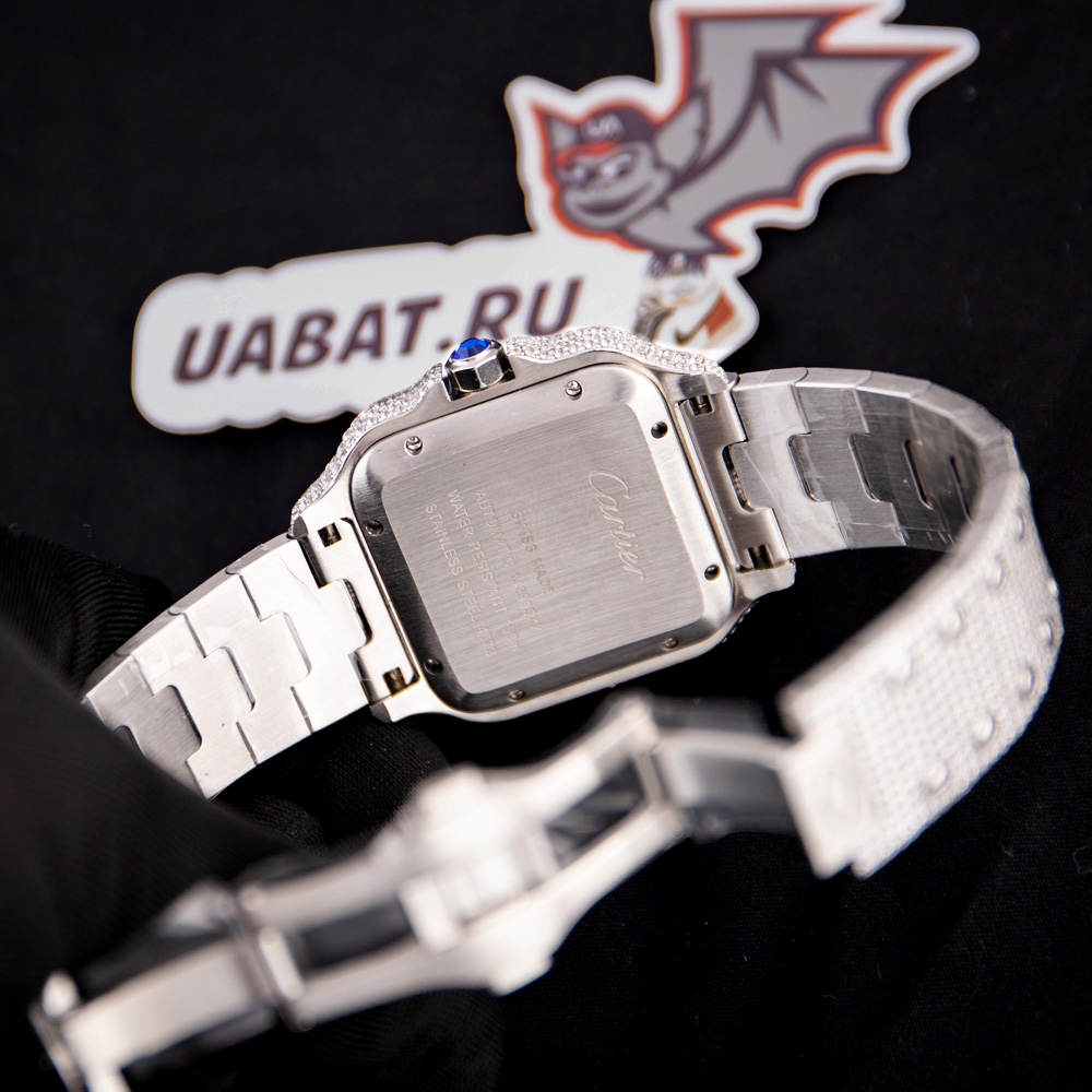 ca*t*er santos 100 xl 2656 gold and steel full custom Di*m*nd men