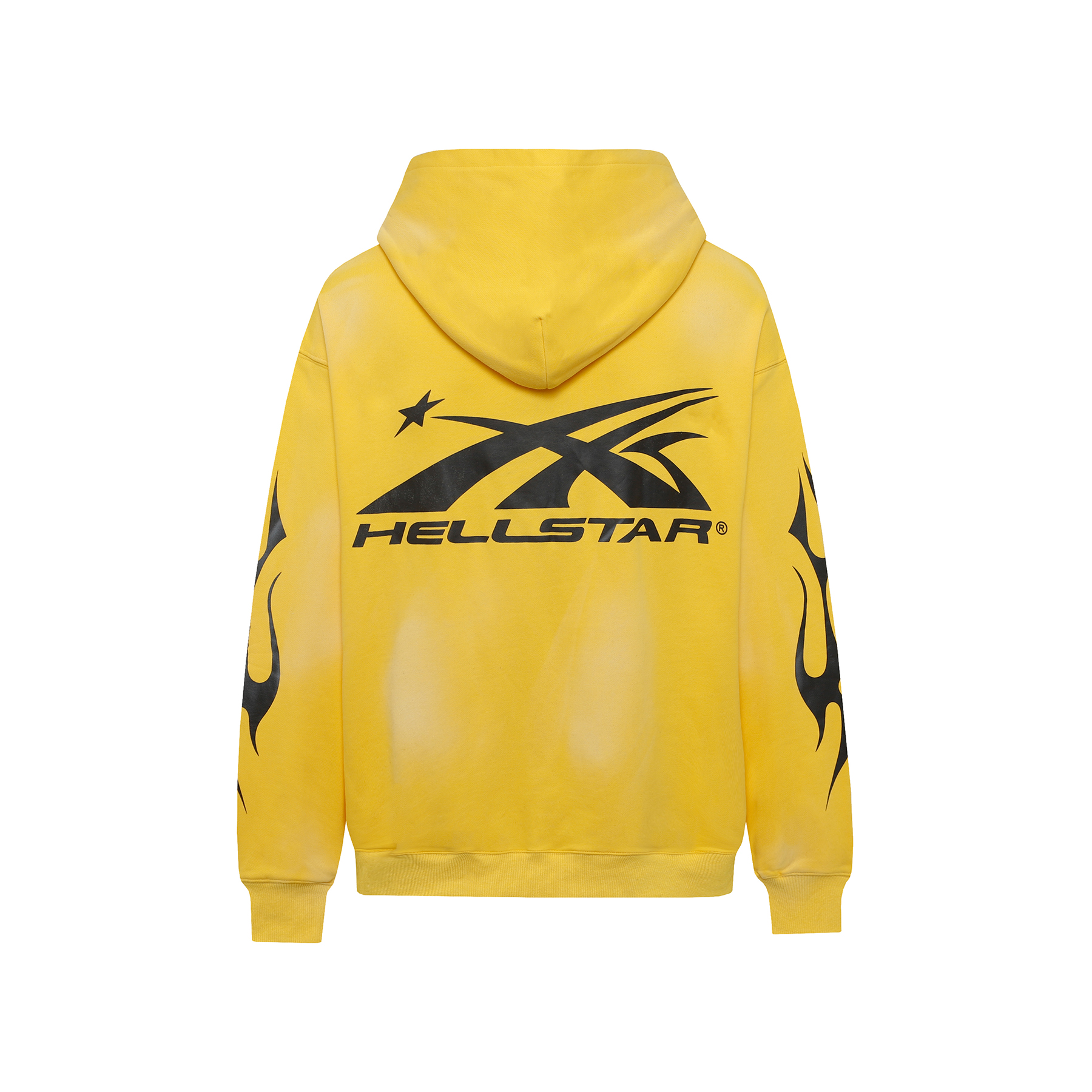 Hell Star Letters Arm Graphic Hoodie