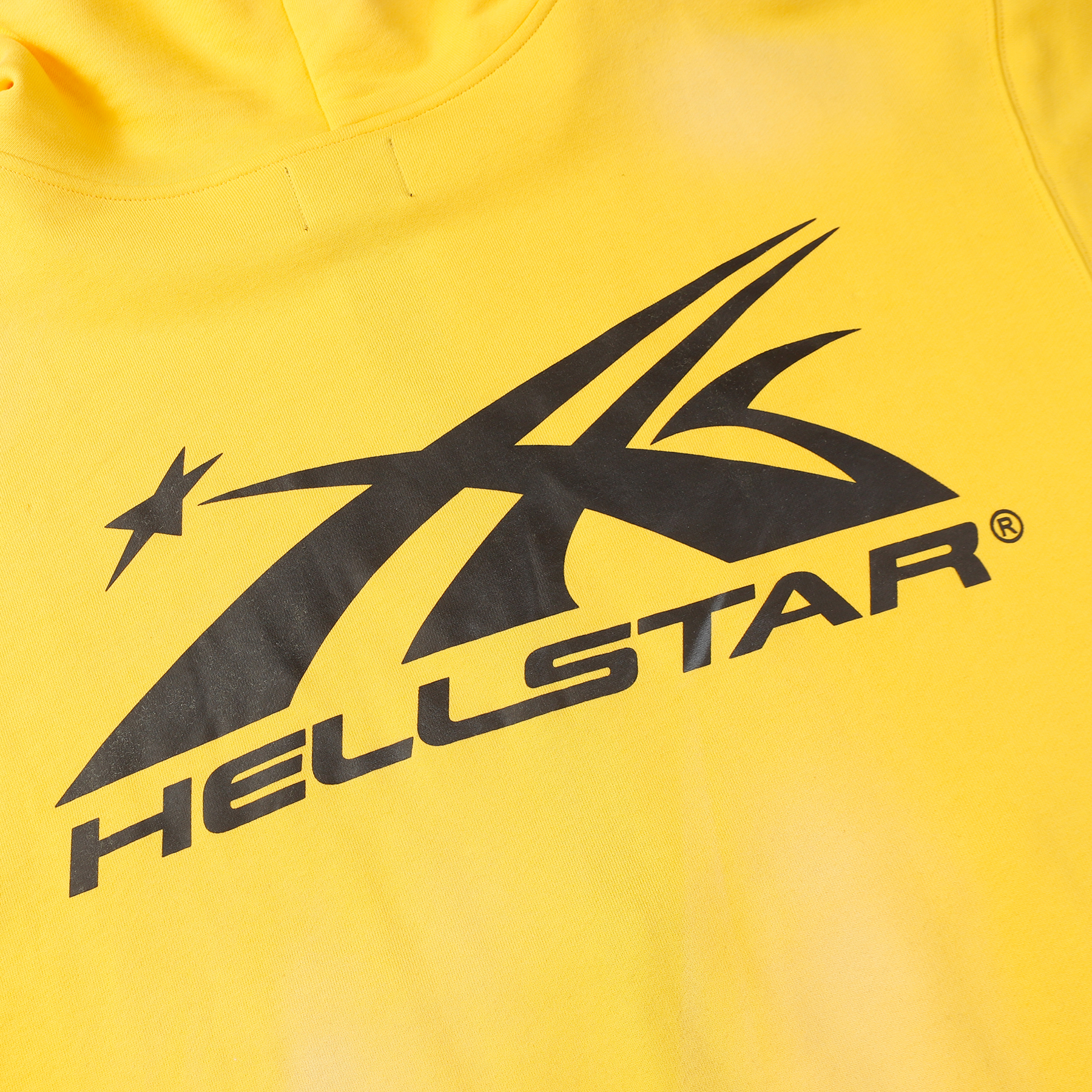 Hell Star Letters Arm Graphic Hoodie