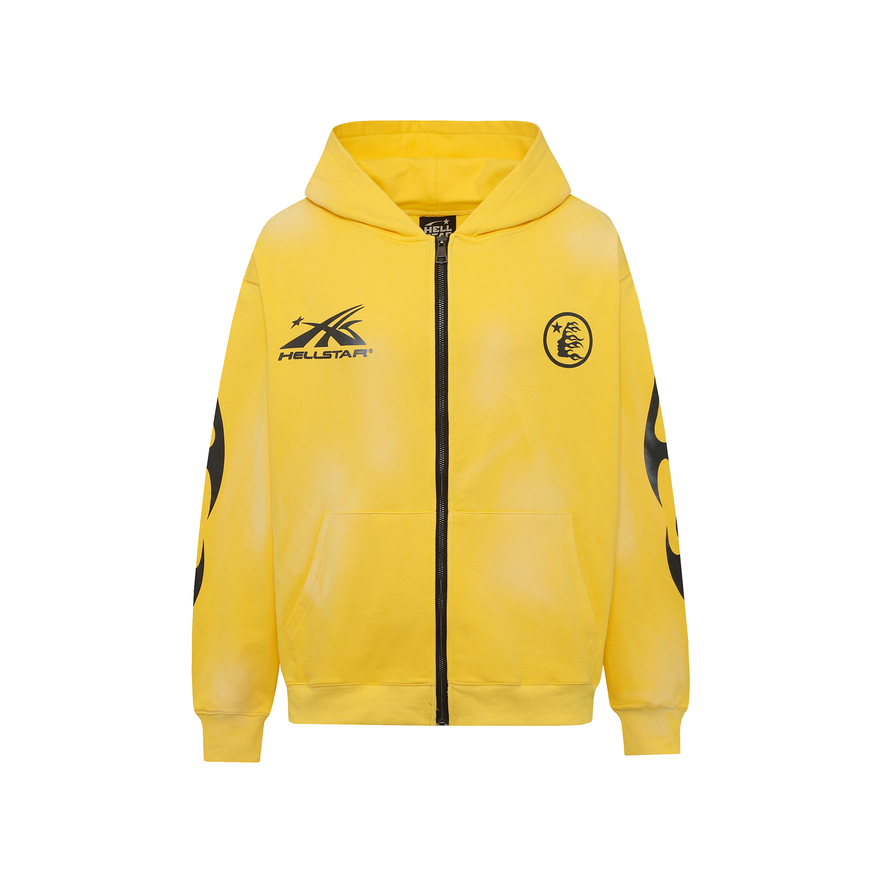 Hell Star Letters Arm Graphic Hoodie