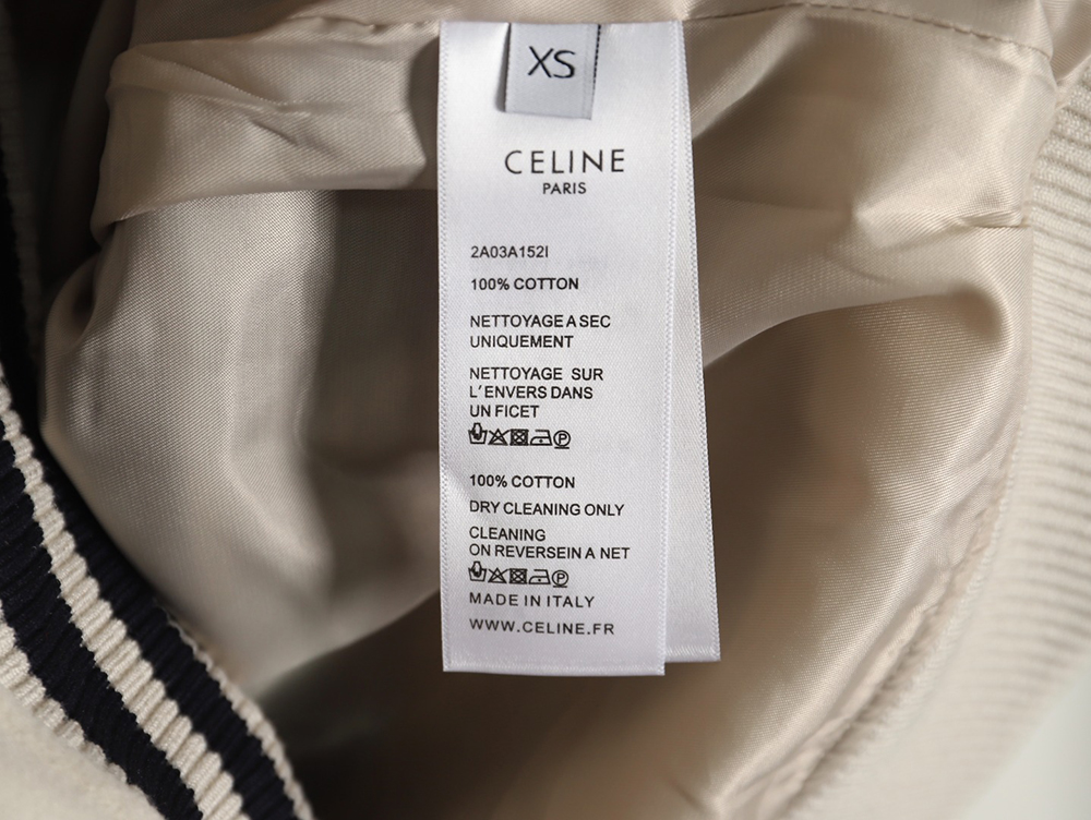 Ce**e embroidered baseball jacket