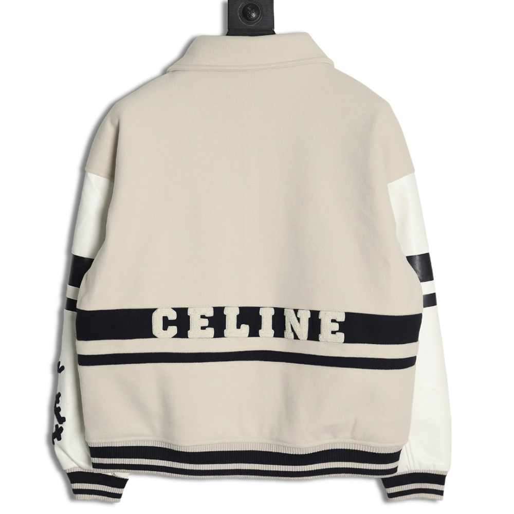 Ce**e embroidered baseball jacket