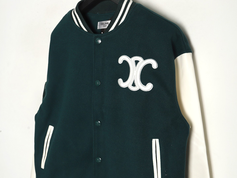 Ce**e embroidered baseball jacket tsk1