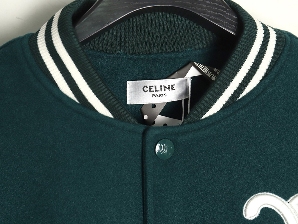 Ce**e embroidered baseball jacket tsk1