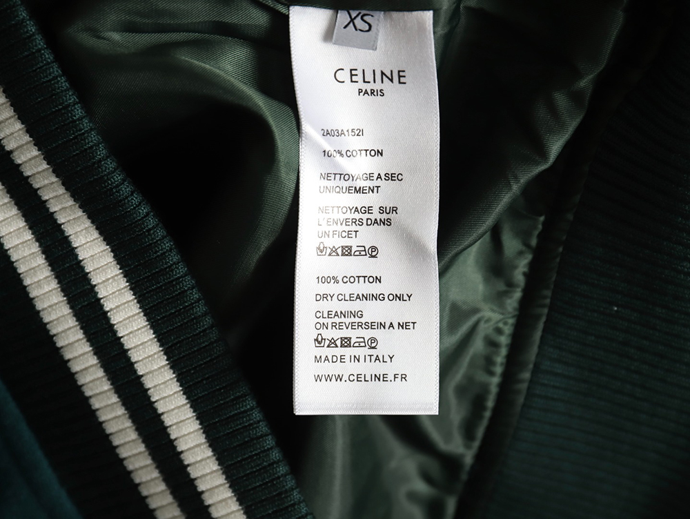 Ce**e embroidered baseball jacket tsk1