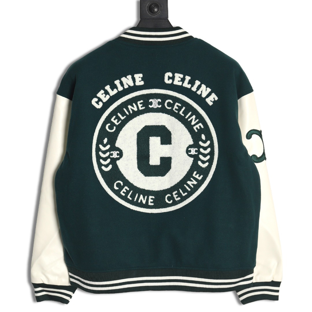 Ce**e embroidered baseball jacket tsk1