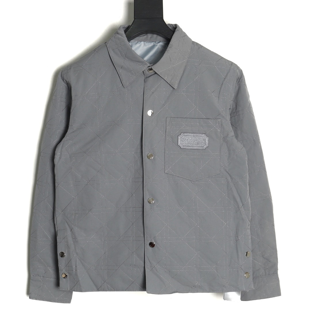 D*or check shirt jacket