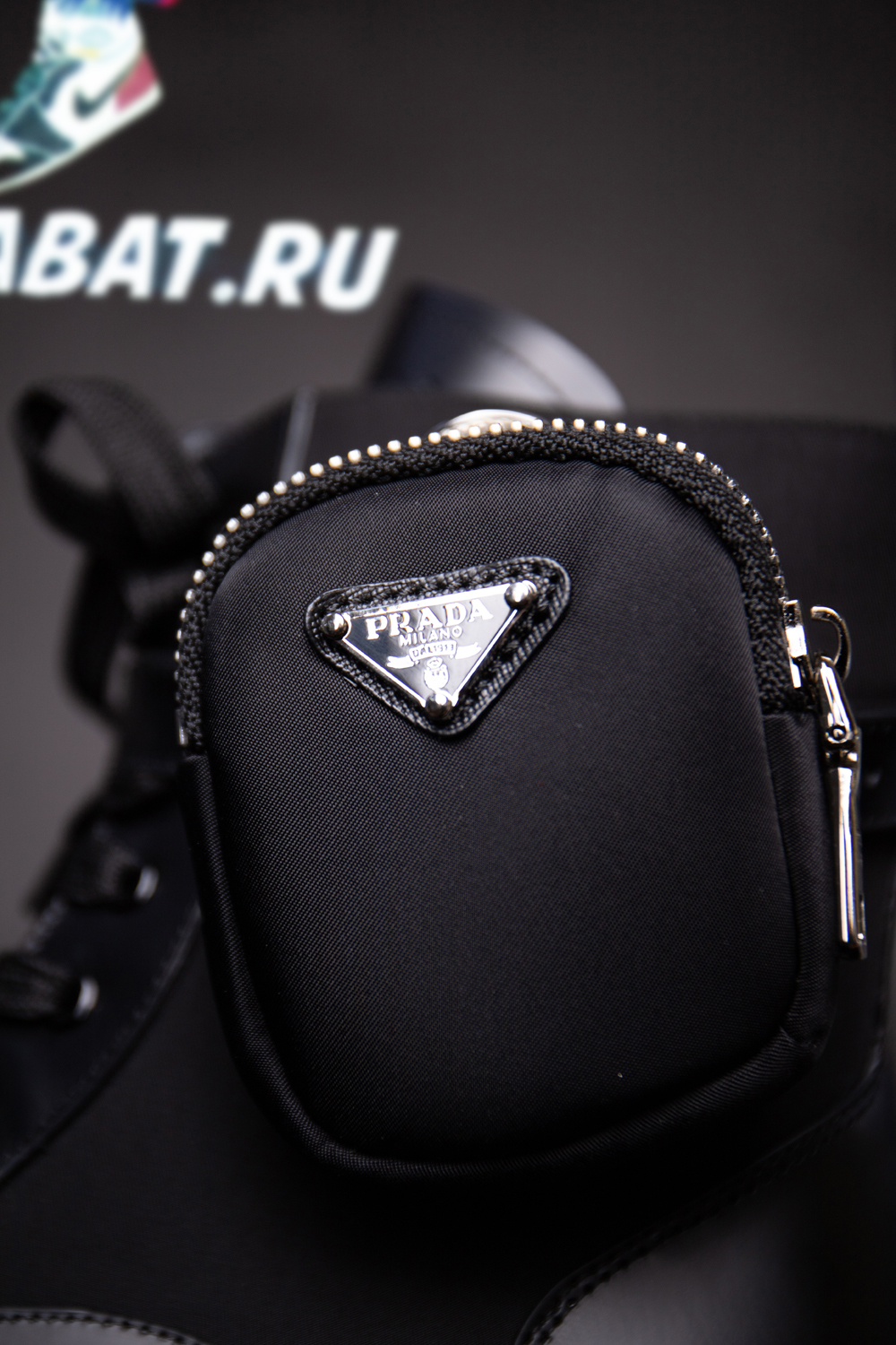 Pra*a monolith pouch ankle boots