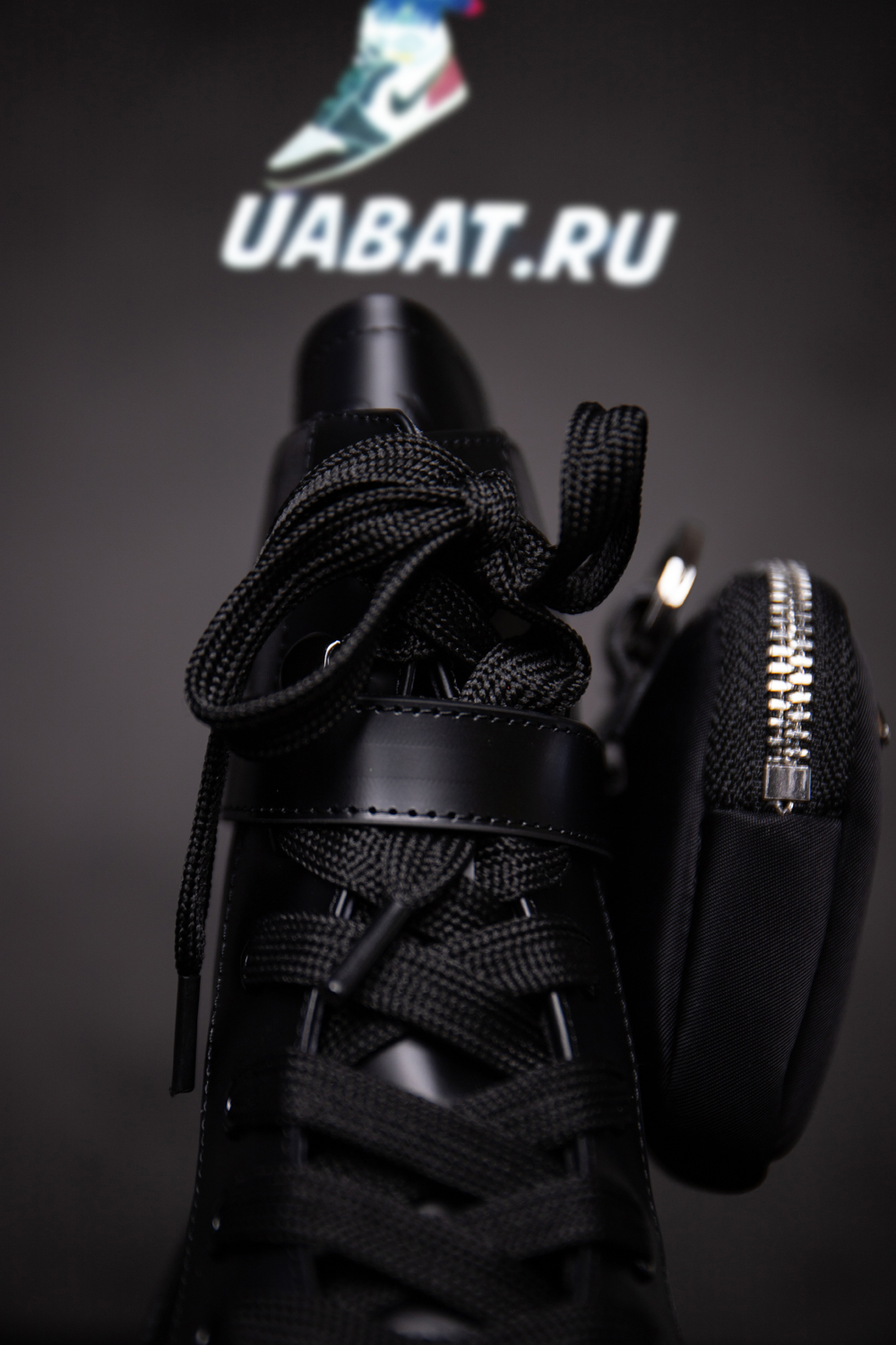 Pra*a monolith pouch ankle boots