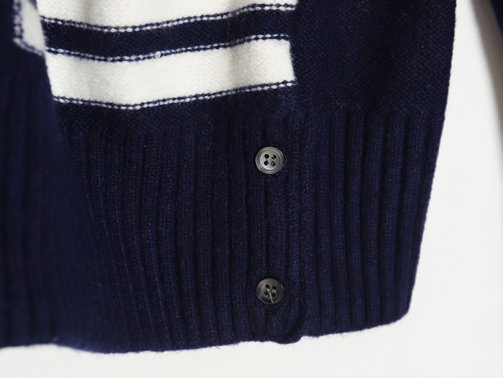 Thom Browne Four Stripe Crew Neck Sweater TSK1