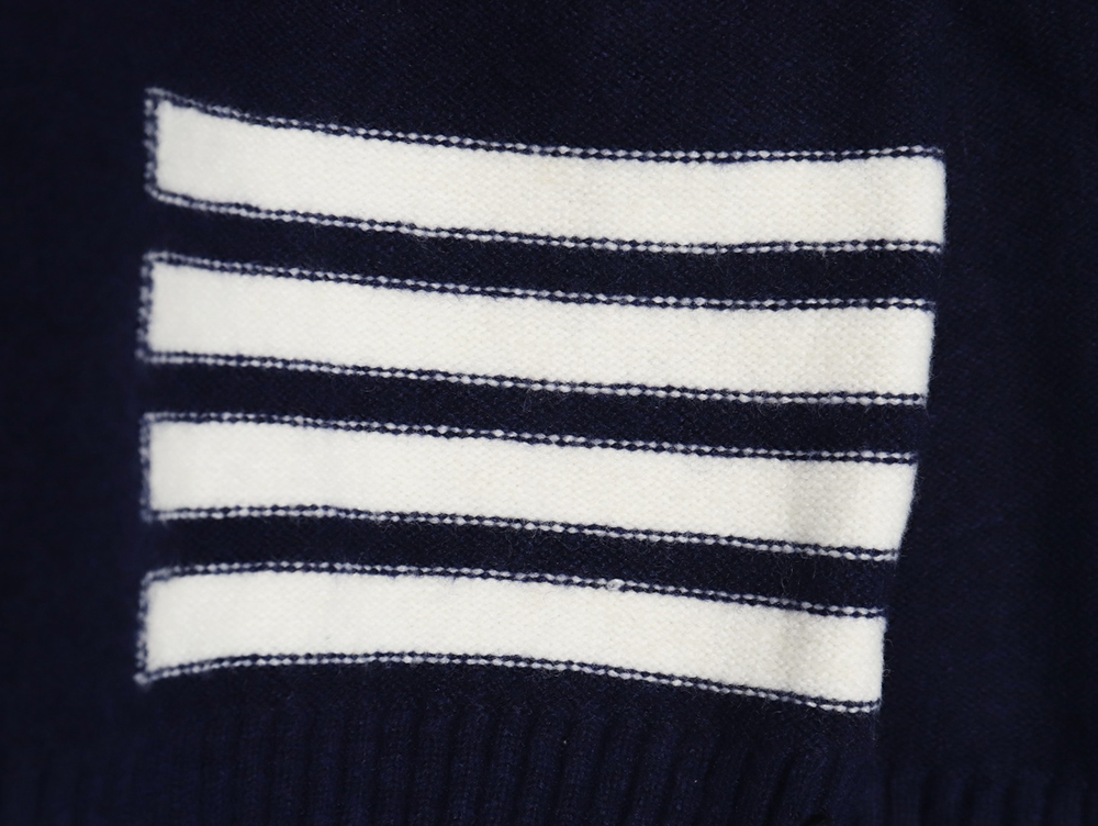 Thom Browne Four Stripe Crew Neck Sweater TSK1