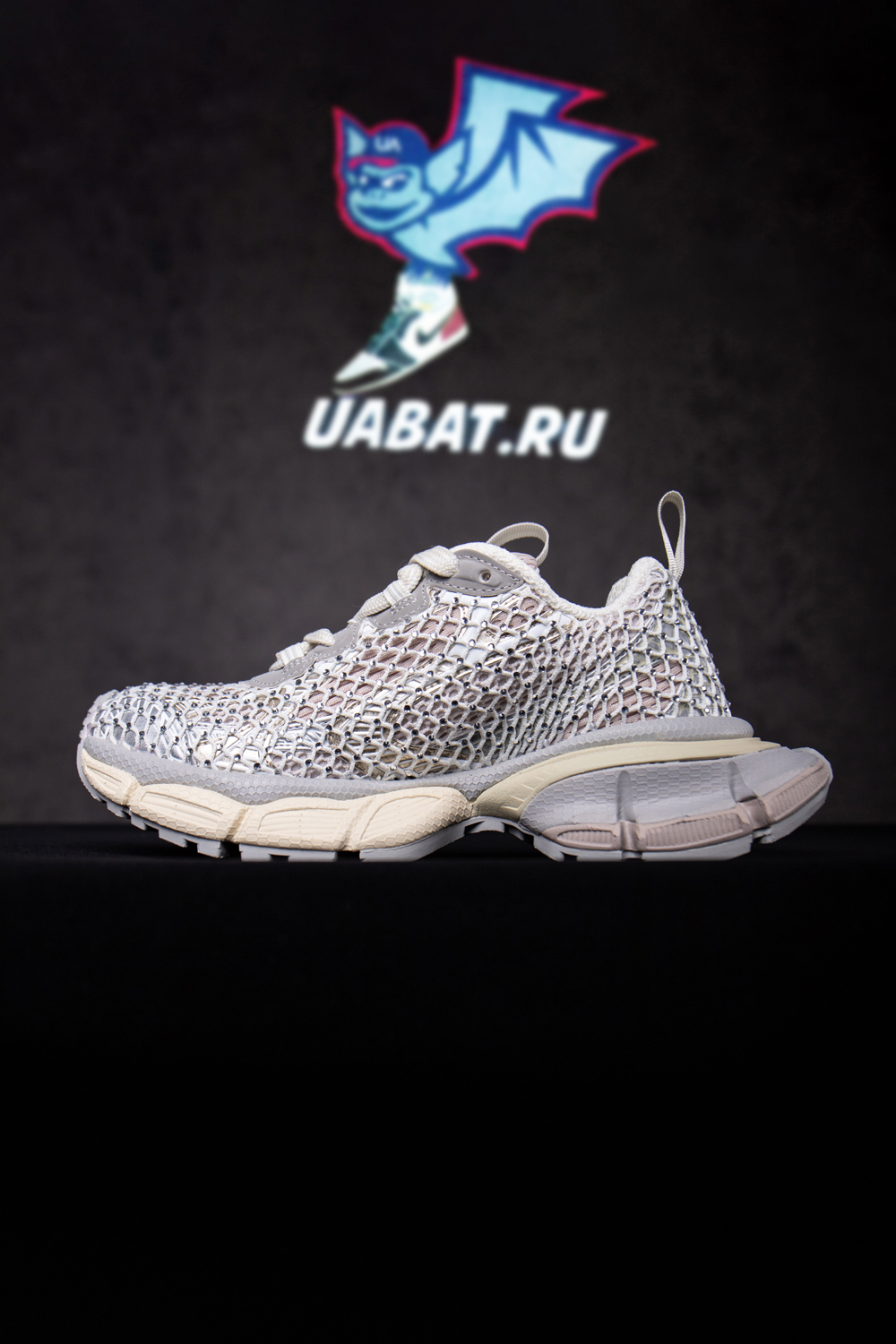 Ba*len*cia*ga phantom rhinestone mesh 3xl sneakers