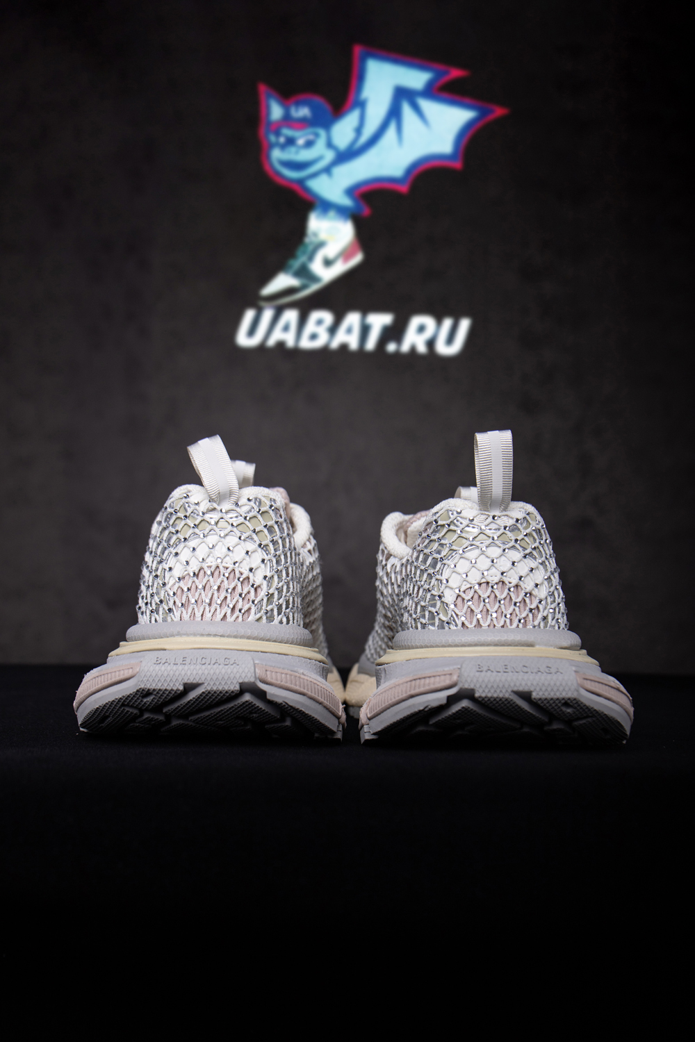 Ba*len*cia*ga phantom rhinestone mesh 3xl sneakers