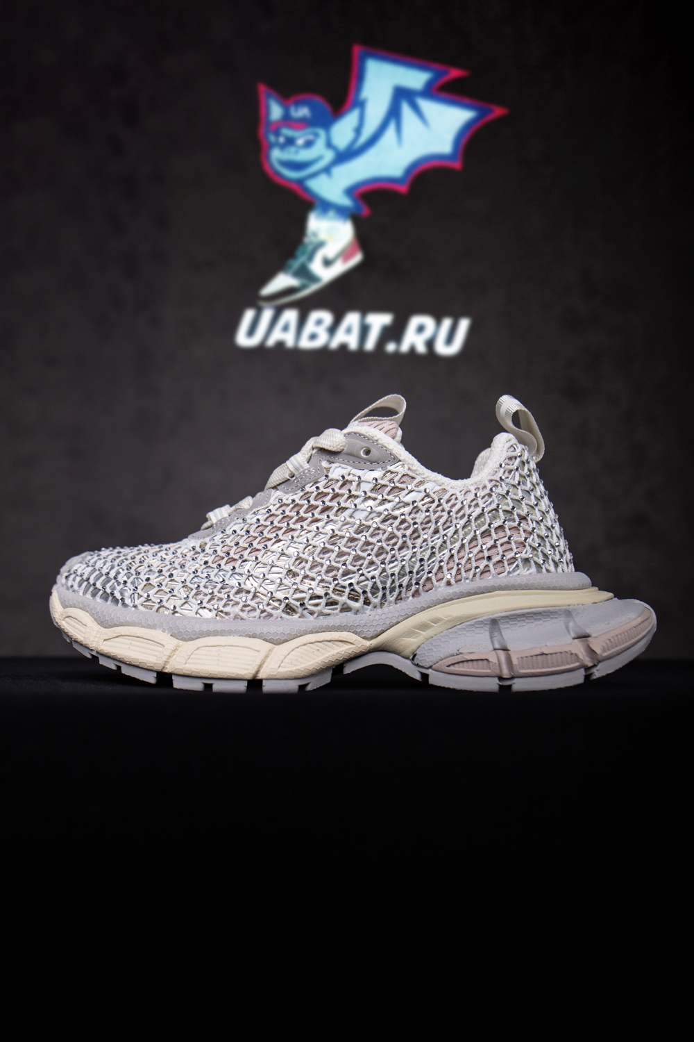 Ba*len*cia*ga phantom rhinestone mesh 3xl sneakers