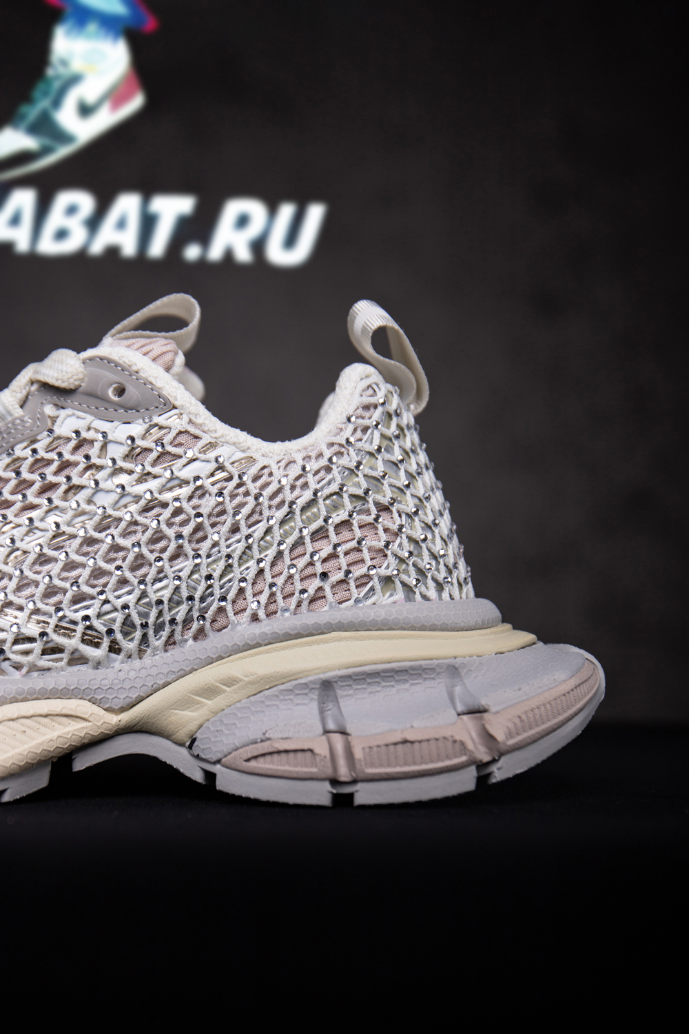 Ba*len*cia*ga phantom rhinestone mesh 3xl sneakers