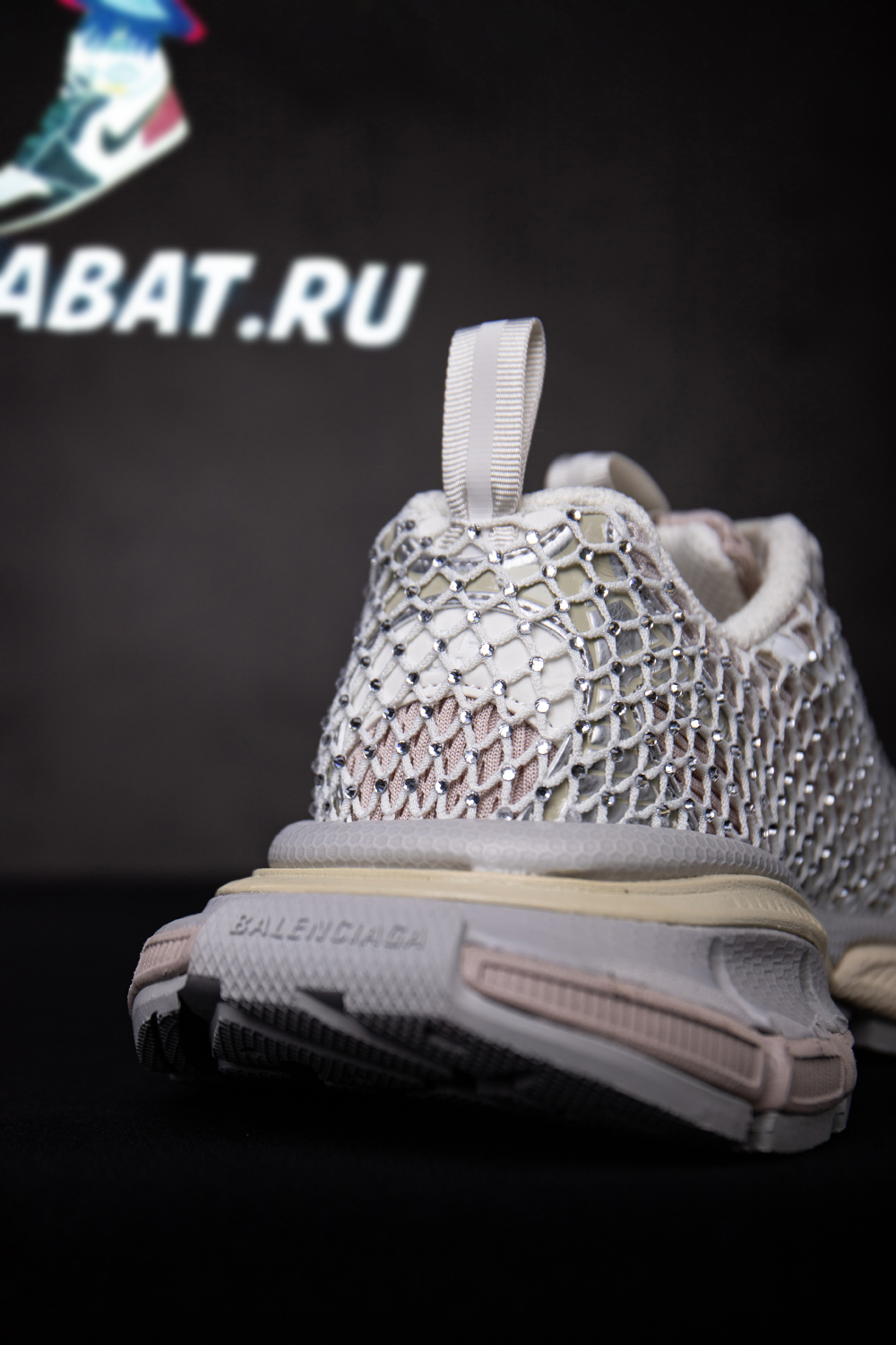 Ba*len*cia*ga phantom rhinestone mesh 3xl sneakers