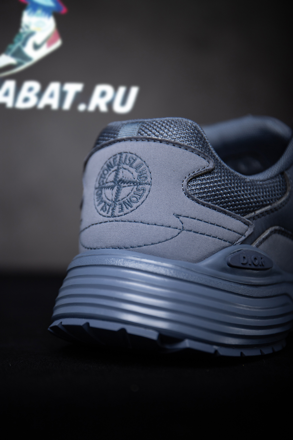 D*or & stone island b30 sneaker blue