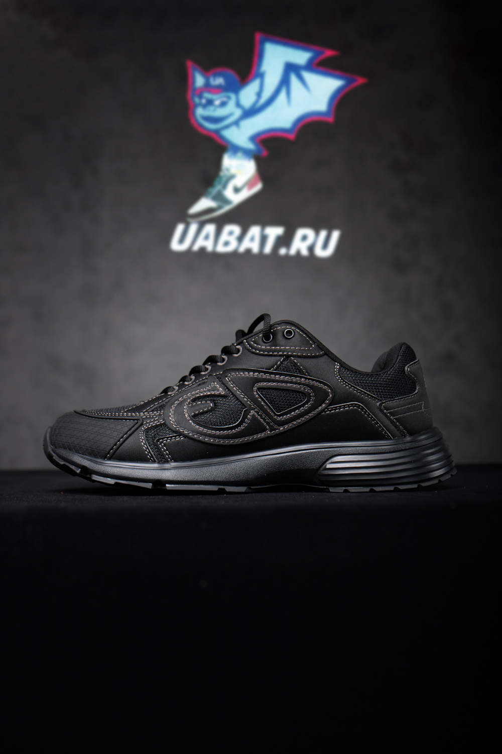 D*or & stone island b30 sneaker black