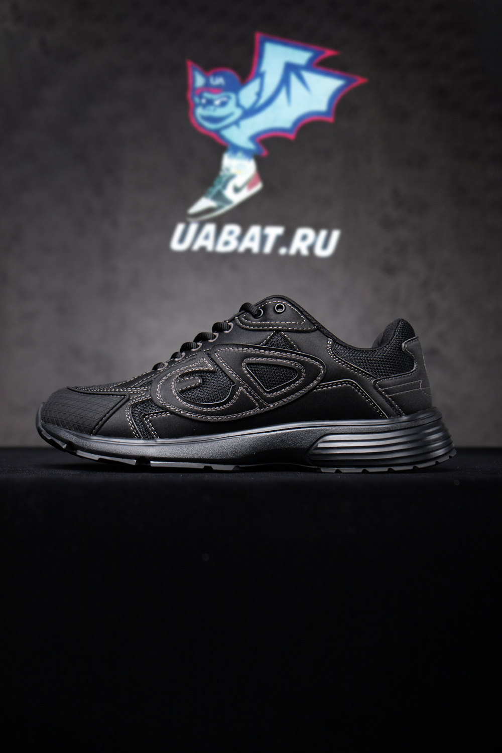 D*or & stone island b30 sneaker black