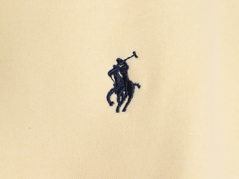 Ralph Lauren Embroidered Logo Half Zip Brushed Sweatshirt