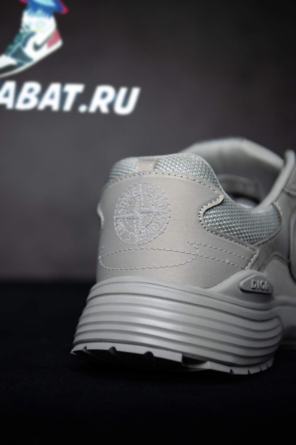 D*or & stone island b30 sneaker gray