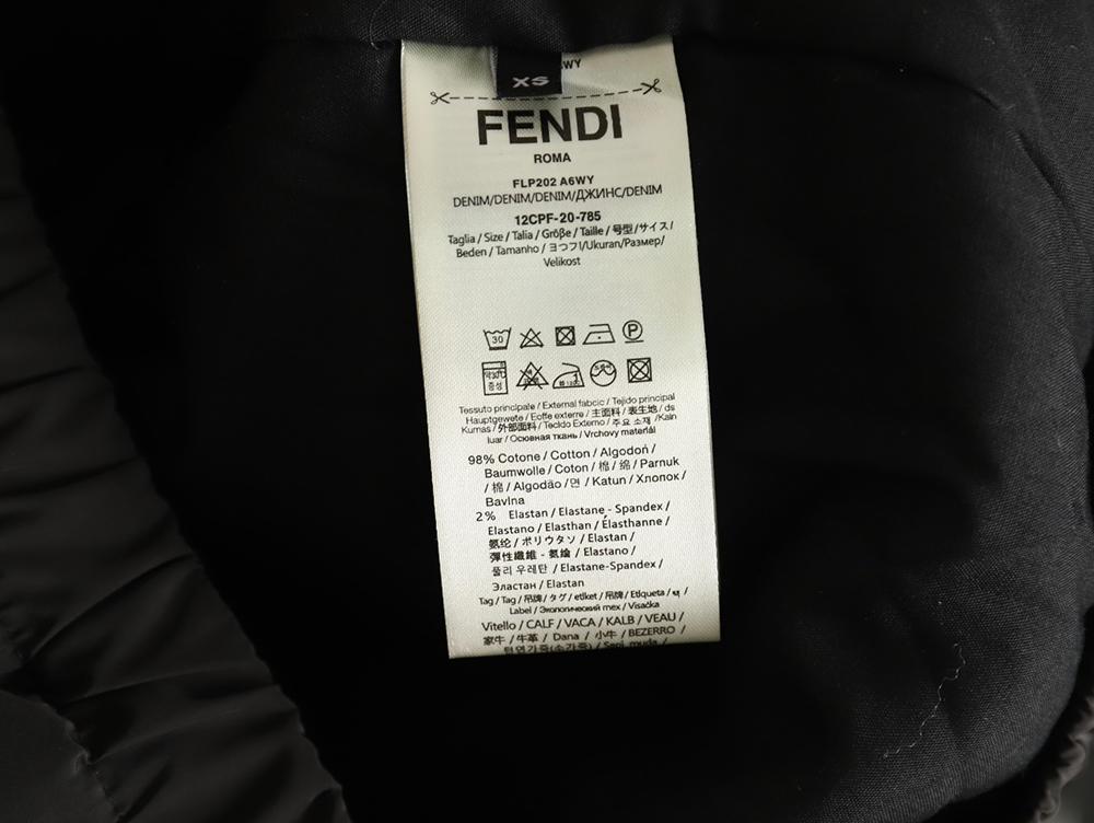 F**di monogram ff full print cotton zipper jacket