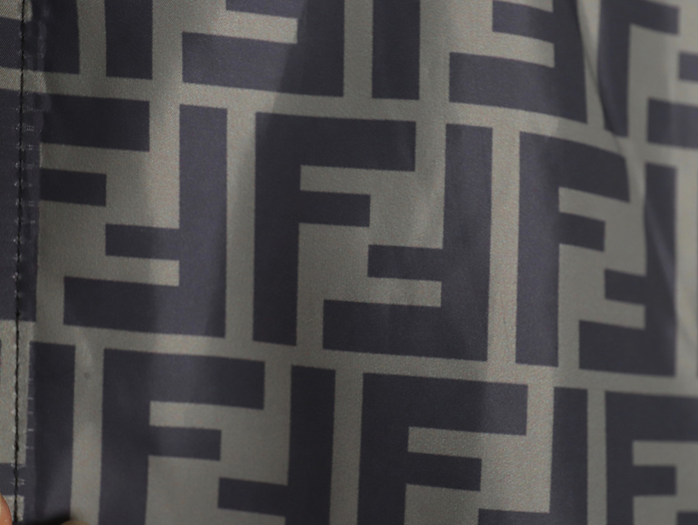 F**di monogram ff full print cotton zipper jacket