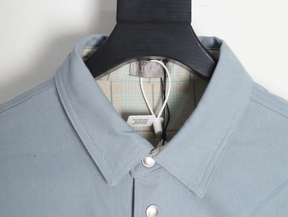 D*or blue check reversible jacket