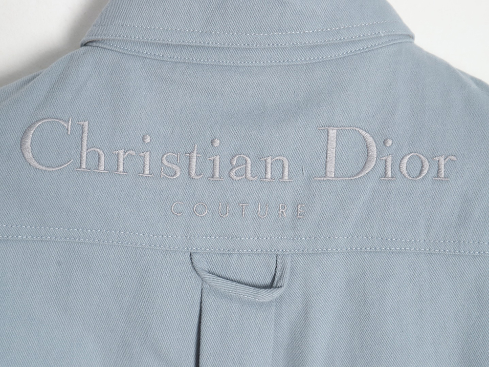 D*or blue check reversible jacket