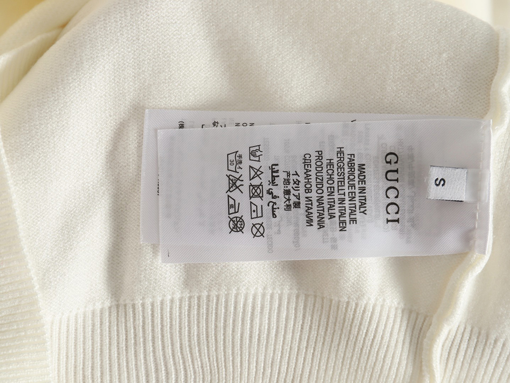 G*u*i graffiti smiley logo crewneck sweater