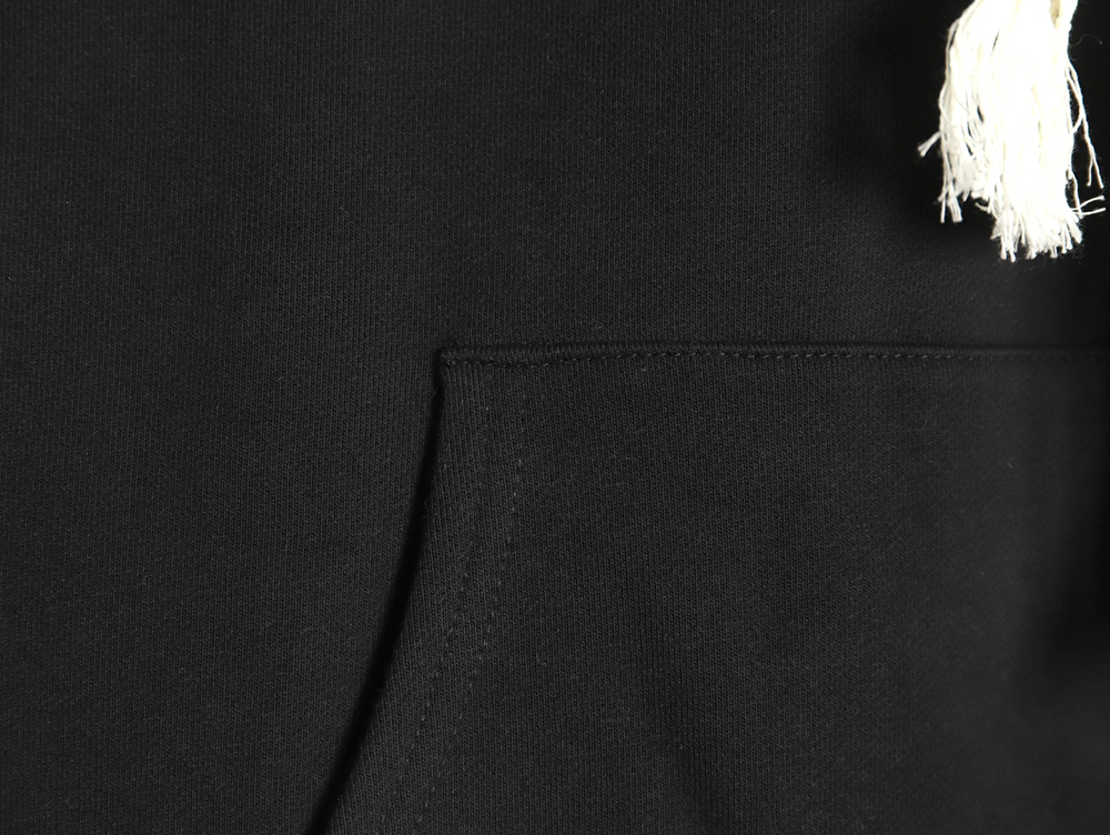 L0ew* 3d embroidered streamer hooded sweatshirt