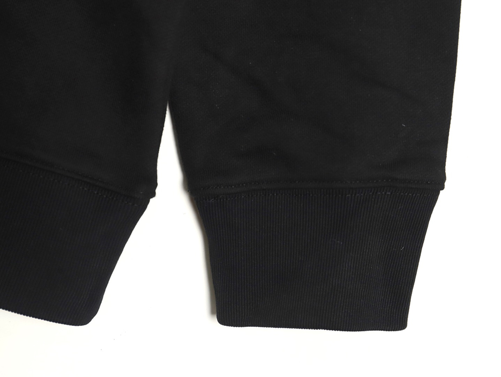 L0ew* 3d embroidered streamer hooded sweatshirt