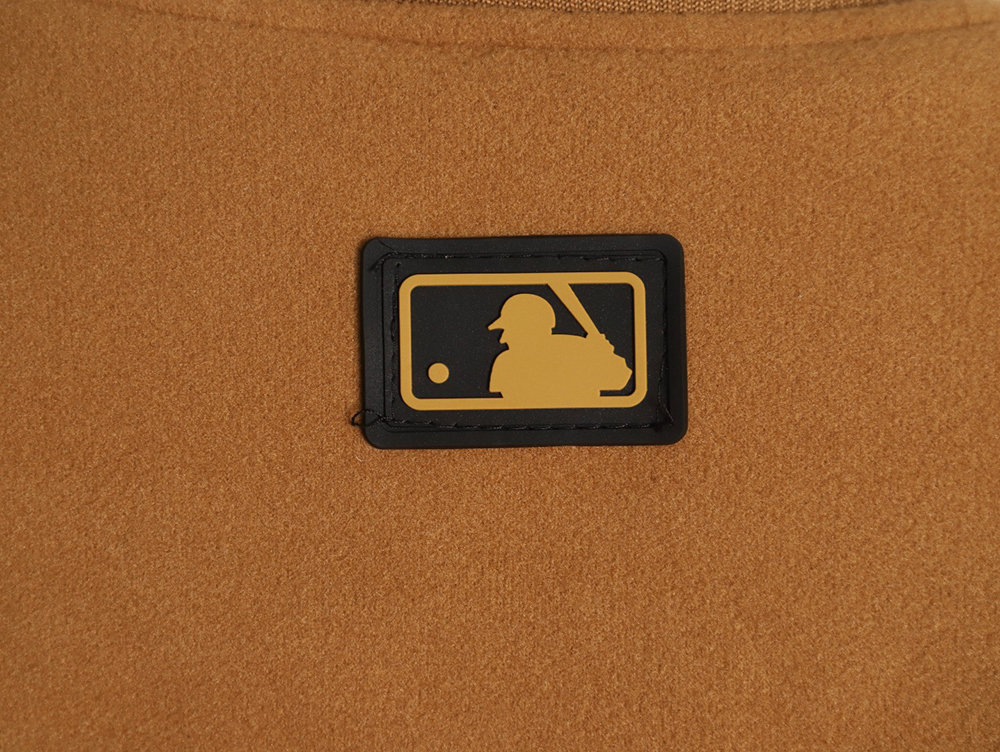 MLB Logo Embroidered Vintage Baseball Jacket