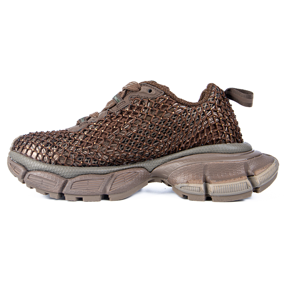 Ba*len*cia*ga rhinestone mesh 3xl sneakers