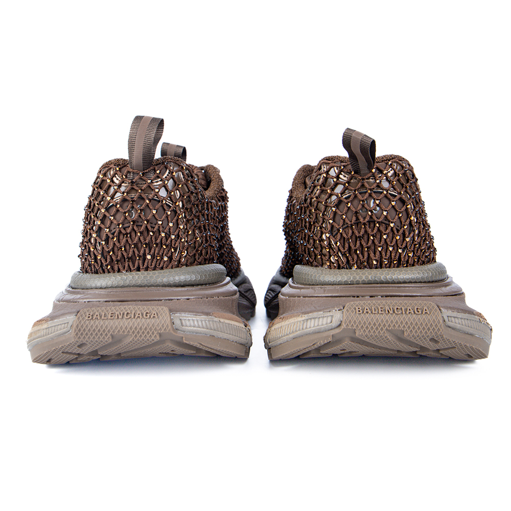 Ba*len*cia*ga rhinestone mesh 3xl sneakers