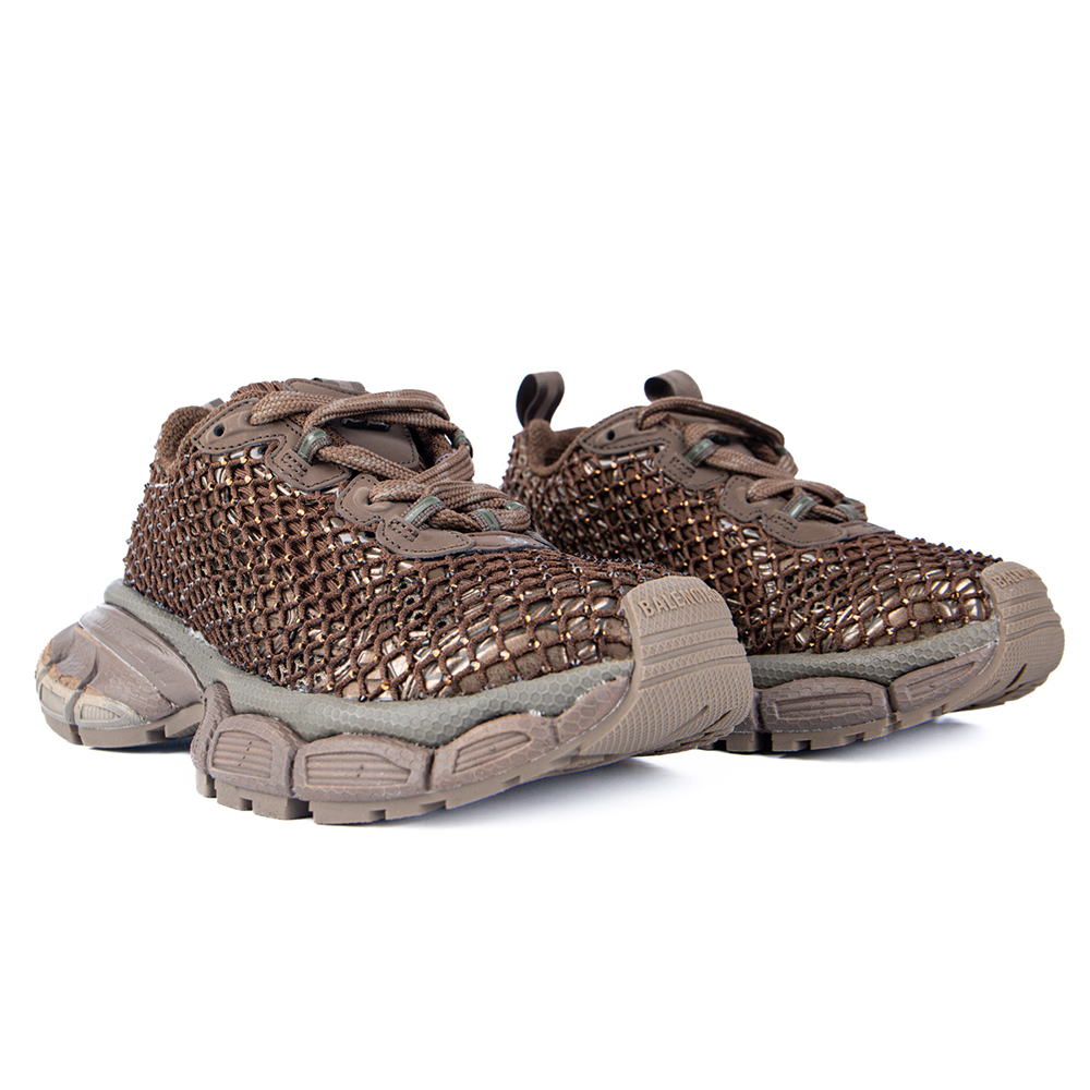 Ba*len*cia*ga rhinestone mesh 3xl sneakers