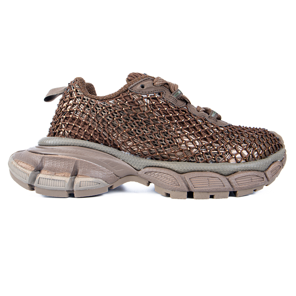 Ba*len*cia*ga rhinestone mesh 3xl sneakers