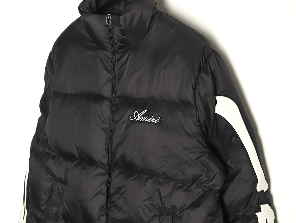 Amiri bone sleeve embroidered down jacket