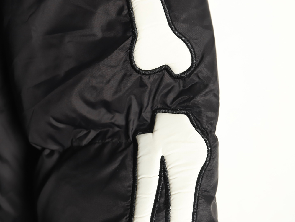 Amiri bone sleeve embroidered down jacket