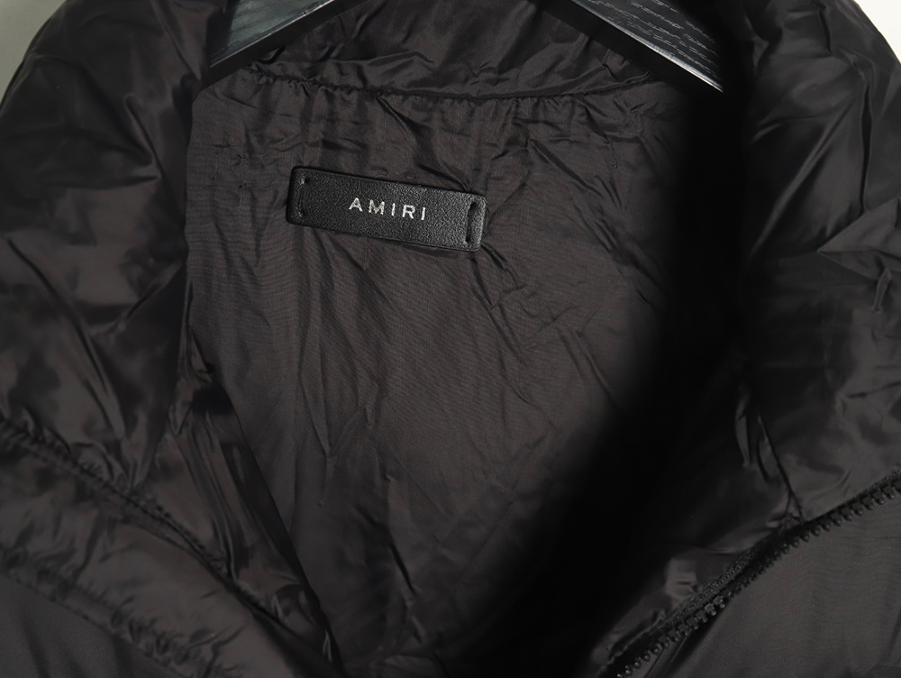 Amiri bone sleeve embroidered down jacket