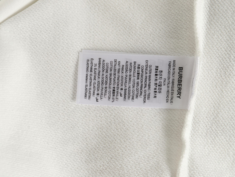 B**rry hem embroidered war horse crew neck sweatshirt