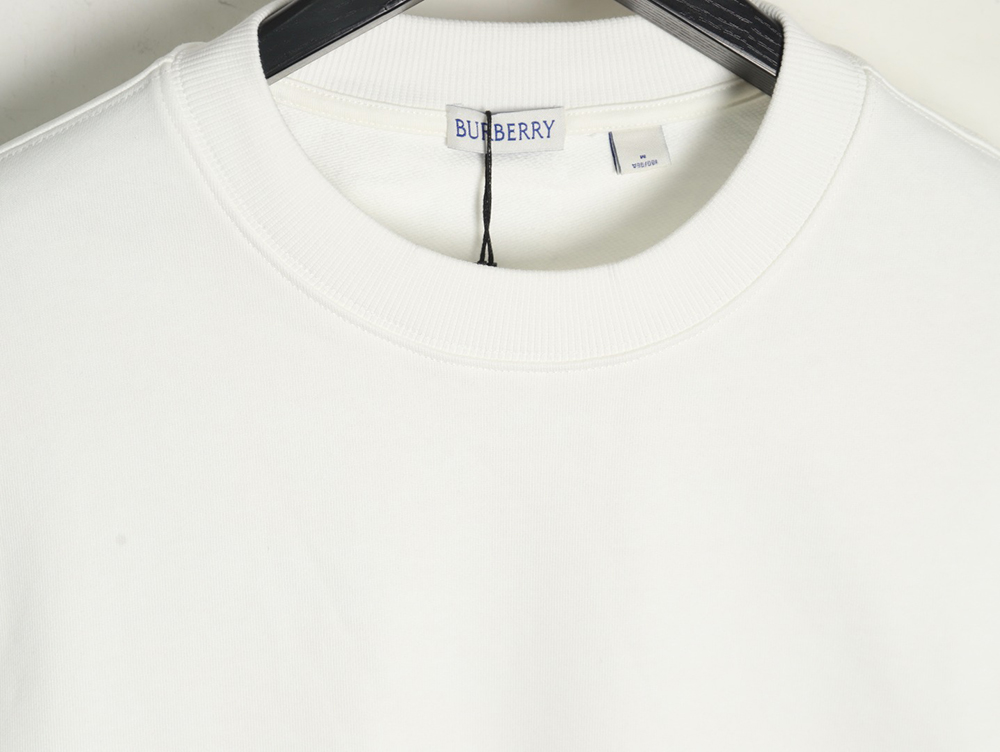 B**rry hem embroidered war horse crew neck sweatshirt